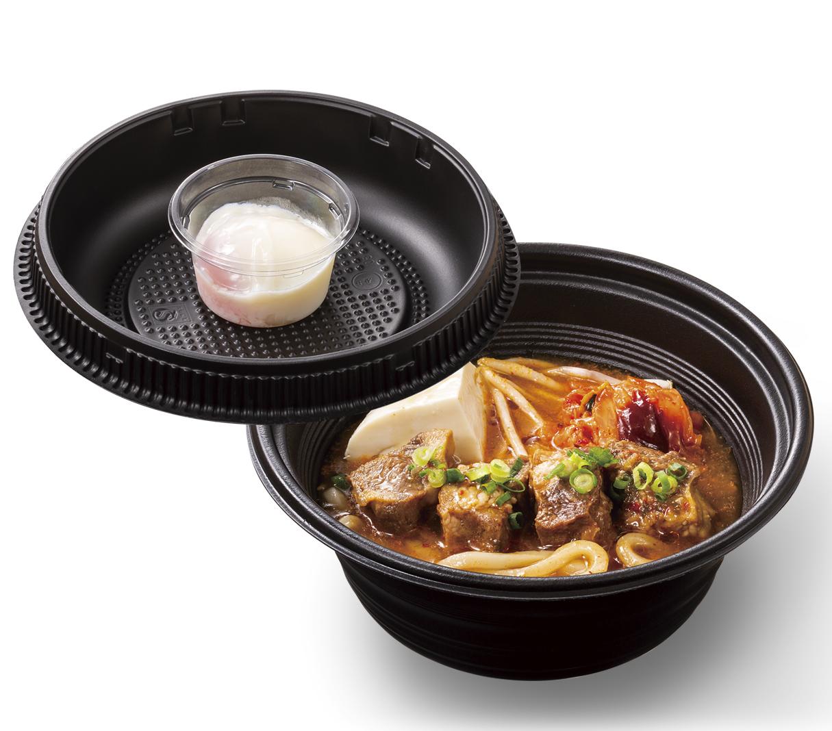 すかいらーくの宅配 牛チゲ 半玉うどん入り