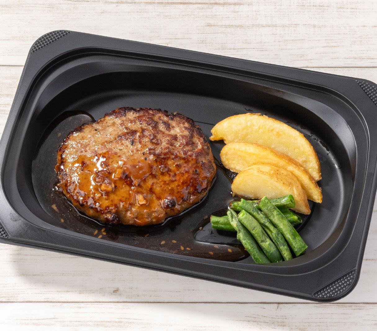 照り 焼き ソース ハンバーグ