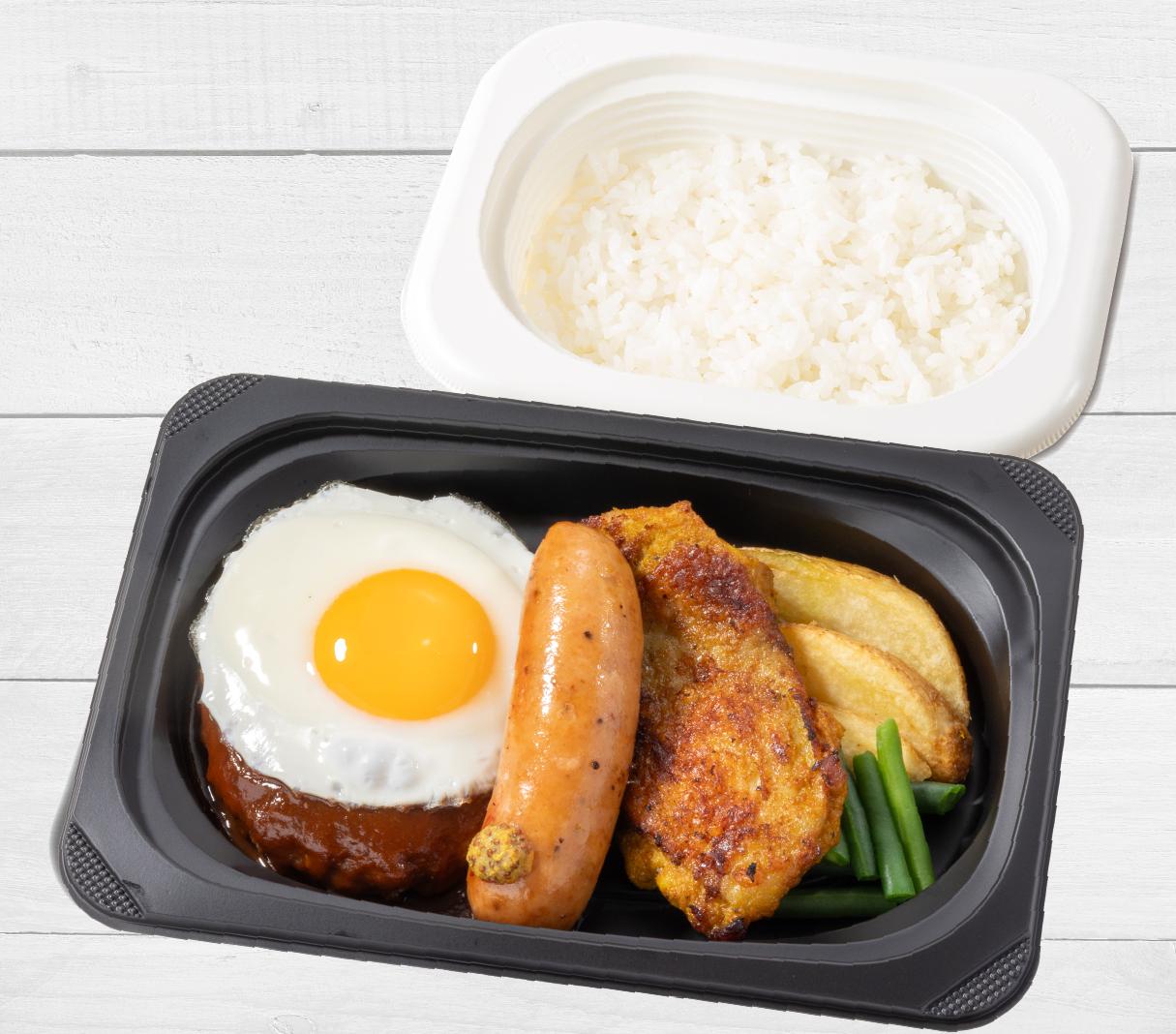ミックスグリル＆目玉焼き弁当 | ジョナサン | すかいらーくの宅配