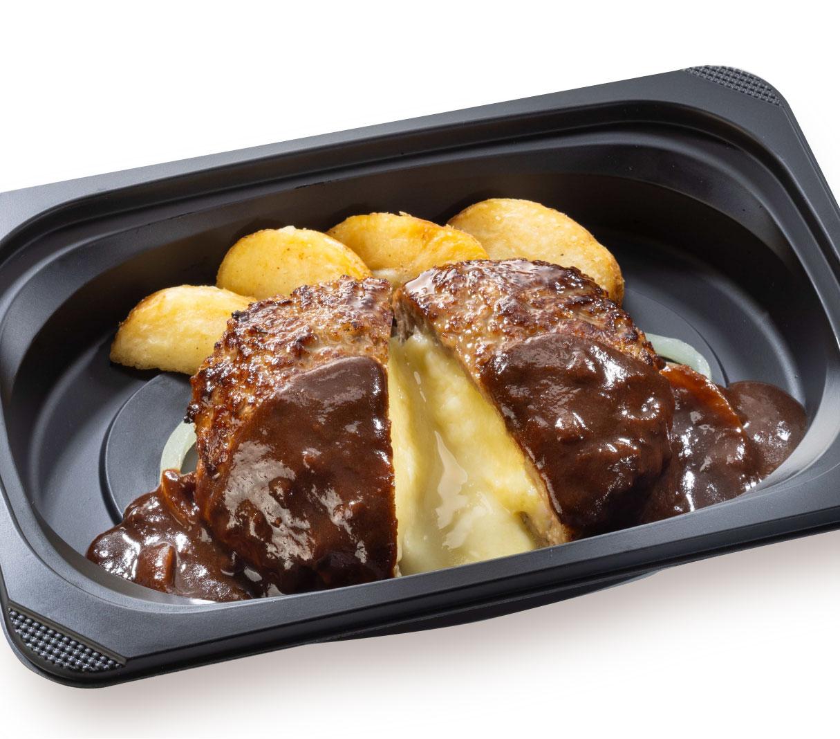 （おかず）チーズINハンバーグ