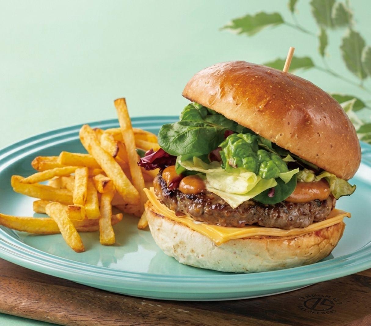 Beef100％むさしの森チーズバーガー | むさしの森珈琲